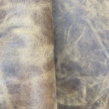 Load image into Gallery viewer, Veg Re-tanned Antiqued Buffalo Sides with a natural, burnishable and polishable finish.
