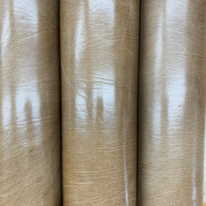 smooth, aniline glazed kid leather.