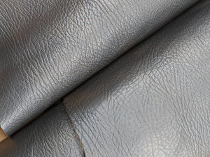 Brush Off Goat Leather with a Black top and Walnut base colour