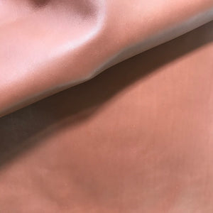 A very fine hair follicle Calf.  With great Burnishable and Polishable qualities due to its aniline finish. They're Soft and supple with a light waxy feel.
