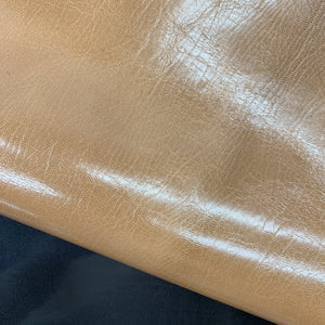 smooth, aniline glazed kid leather.