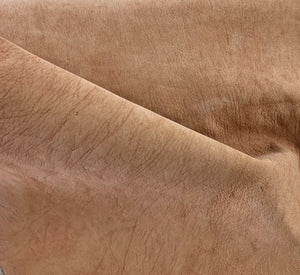 A beautiful Veg Tanned, Nubuck, Shrunken Grain Nigerian Goat.