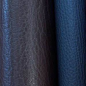 A beautiful shrunken grain goat skin, with a hand tipped finish giving a very subtle tonal contrast. A silky soft, plump, hand feel these skins are perfect for handbags and small leather goods. With great colour and light fastness properties.