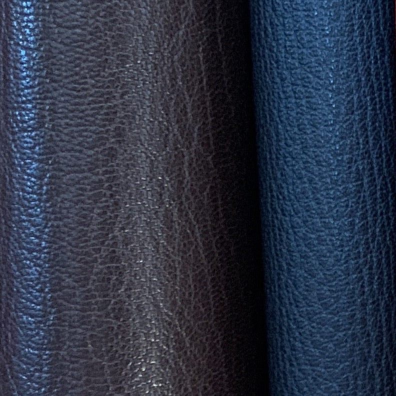 A beautiful shrunken grain goat skin, with a hand tipped finish giving a very subtle tonal contrast. A silky soft, plump, hand feel these skins are perfect for handbags and small leather goods. With great colour and light fastness properties.