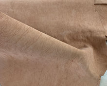 Load image into Gallery viewer, A beautiful Veg Tanned, Nubuck, Shrunken Grain Nigerian Goat.
