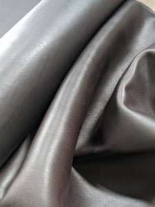 A very fine hair follicle Calf.  With great Burnishable and Polishable qualities due to its aniline finish. They're Soft and supple with a light waxy feel.